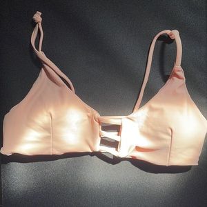 pink bikini top size medium